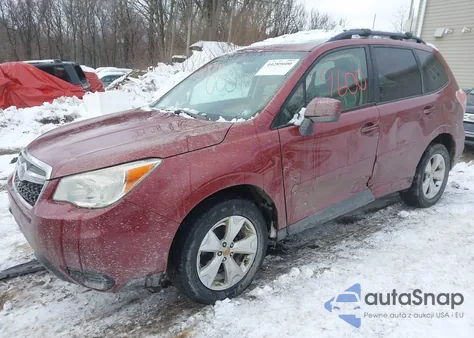 2015 Subaru Forester 2.5I Premium z USA, uszkodzony, nr VIN JF2SJADC0FH803757